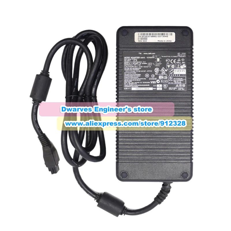 本D220P-01 DA2 12v 18Aラップトップアダプター充電器dell GX620