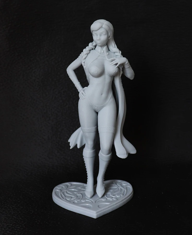 1/24 75mm 1/18 100mm Resin Model Kits Sexy Beautiful Pretty Girl Unpainted No Color RW-153