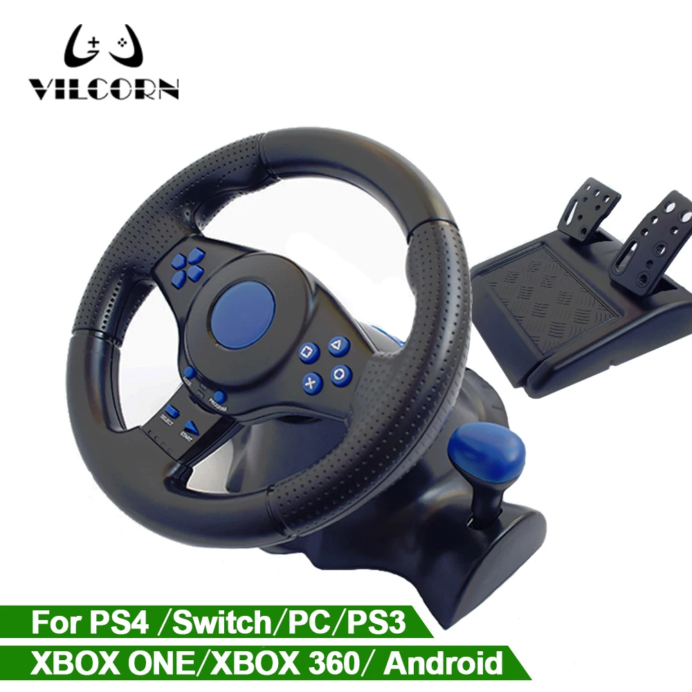 Игровое Рулевое колесо для ПК/PS4 /Xbox One/Xbox360/N-switch/Android Racing контроллер рулевого