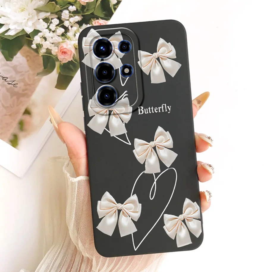 Floral Fashion Soft Silicone Bumper Phone Case in Pink