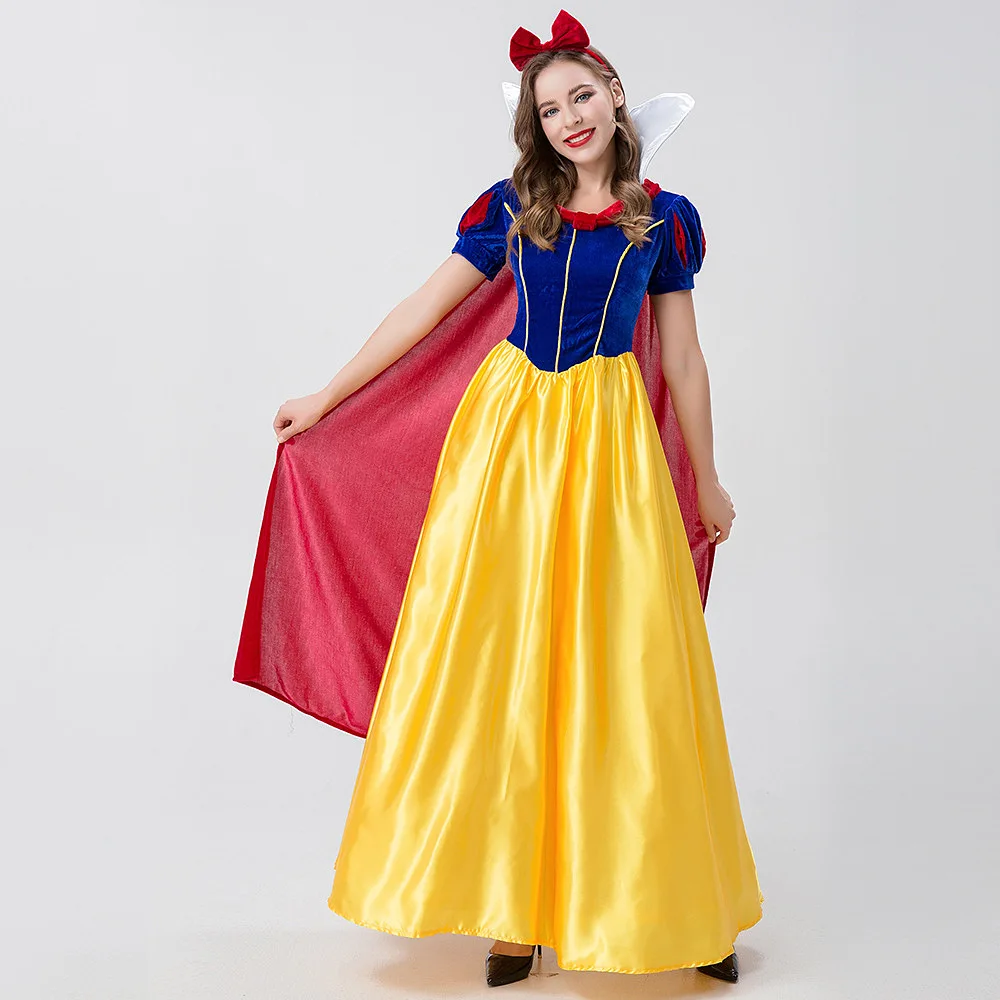 

Snow Princess Cosplay Costume Snow Queen Drama Show Performance Clothing
