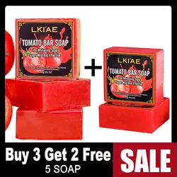 Vegan - Friendly Ultra Lightening Tomato Soap for Skin Care and Dark Spot Whitening
