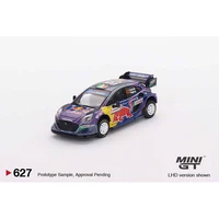 MINIGT 627 In Stock 1:64 Fiesta Rally WRT 2022 M Sport Diecast Car Model Toys 2