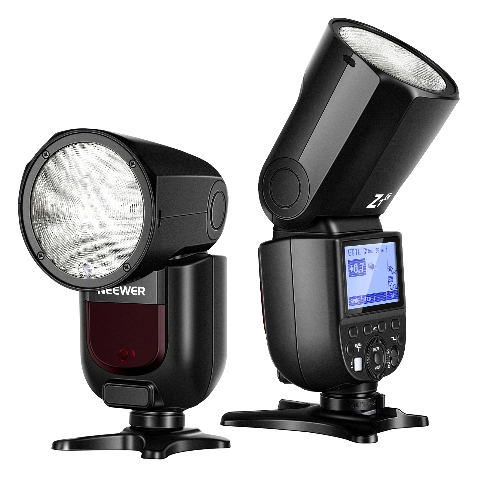 Neewer Flash de cabeza redonda Z1 C para cámaras Canon DSLR, Flash TTL