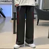 INCERUN 2024 Korean Style Trousers Mens Casual Splicing Line Design Long Pants Leisure All-match Pocket Straight Pantalons S-5XL 2