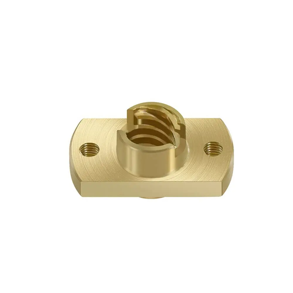 Tuerca De Tornillo De Plomo T8, 2mm, 8mm, Latón, Brida T8x8mm, Piezas