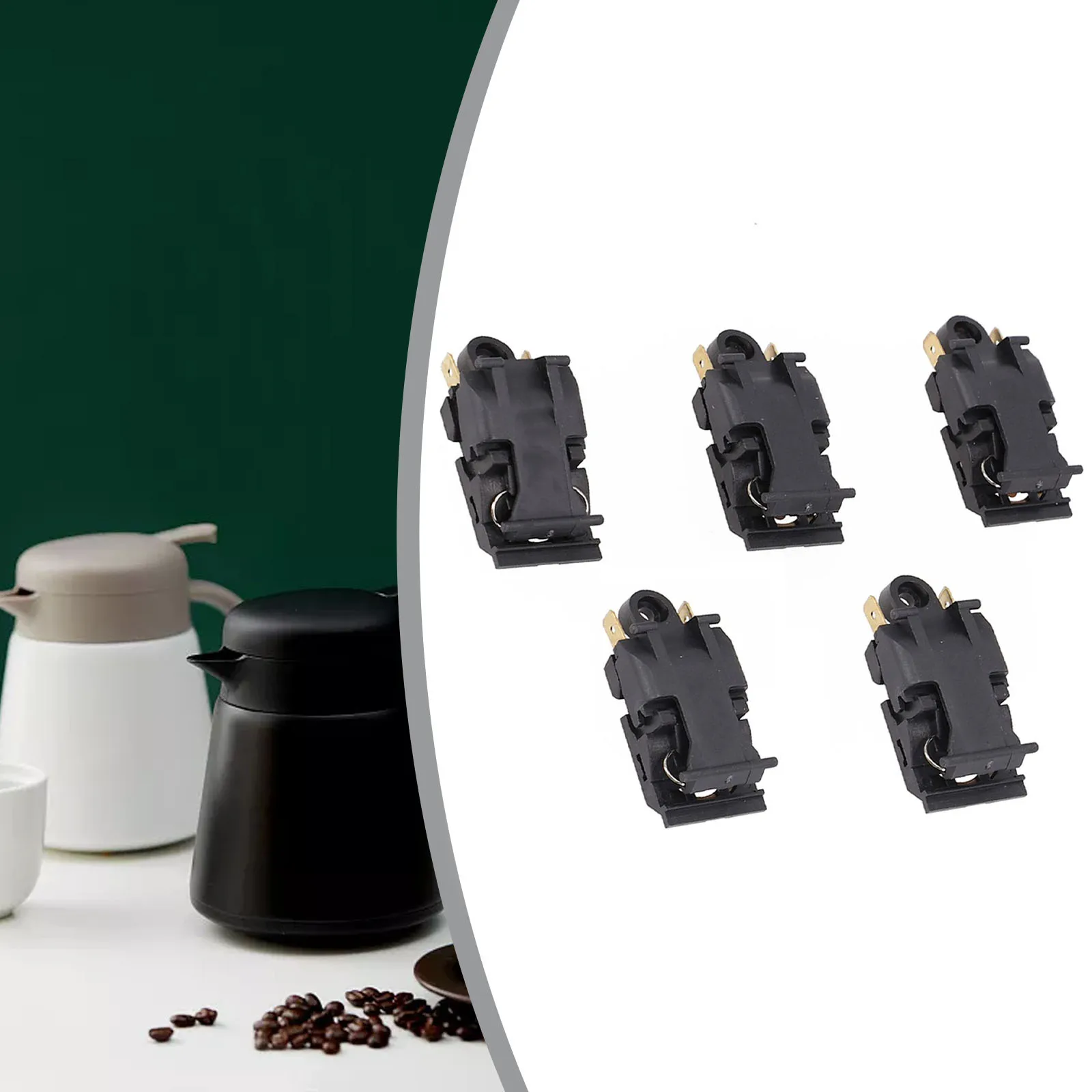 

Enhance Electric Kettle Functionality Durable Thermostat Switch Easy Replacement 5PCS Pack for Improved Performance