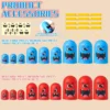 Funny Table Board Games Tic Tac Toe Intellectual Big Eating Small Chess Interactive Multiplayer Party Games Toys for Kids Adult 4