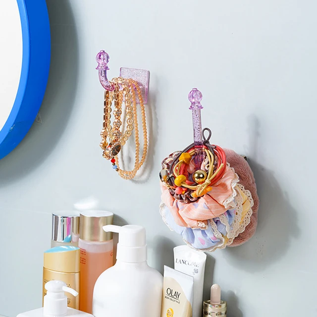 Új Kristály Fali Hajkötél Tartó Állvány Többcélú Ékszerek Nyaklánc Karkötő Szervező Kulccsal Táska Fogas Horg - Image 2