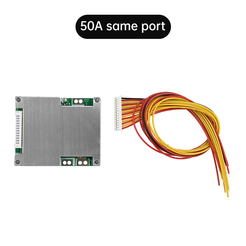 13S 48V 50A 60A 18650 Caricabatteria al litio BMS Protezione Equalizzatore Scheda PCB Batterie agli ioni di litio Equilibrio con equalizzazione - immagine 2