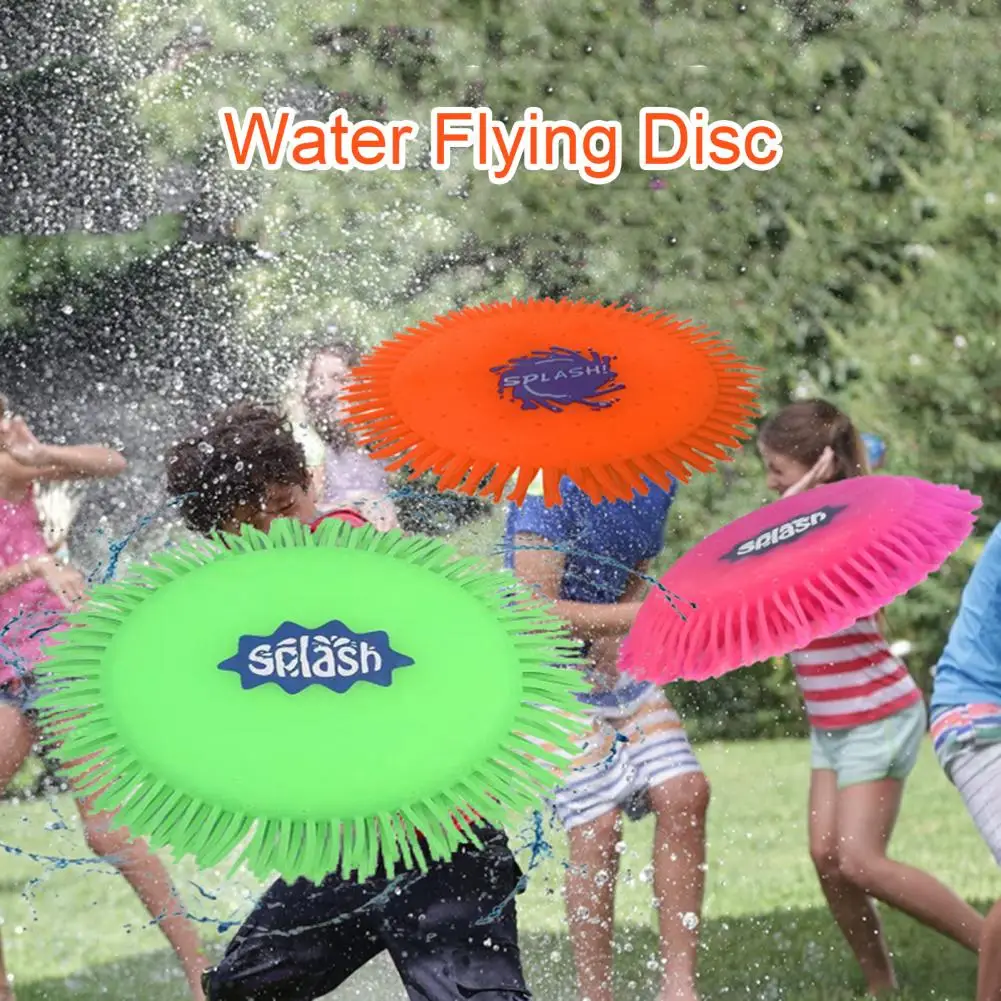 Water Flying Disc For Kids Soft Beach Water Flying Disc Park Pool Parties Toy Endless Summer Fun Outdoor Toys 물비행접시