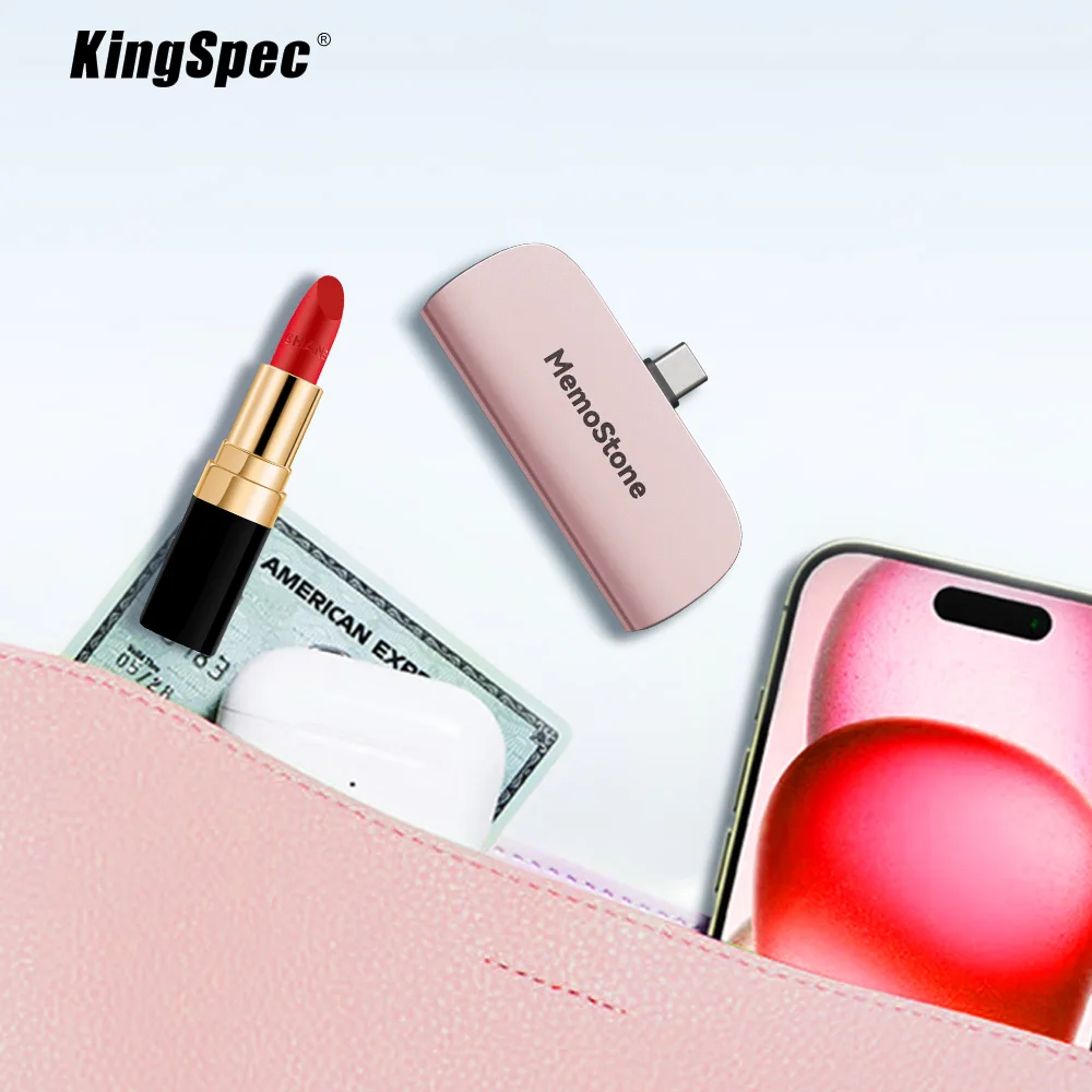 External Hard Drive Solid Flash Drive KingSpec USB External SSD Hard Drive 512G 1TB 2TB USB3.2 Pen Drive Hdd Type C Portable For Macbook PC iPhone PS5