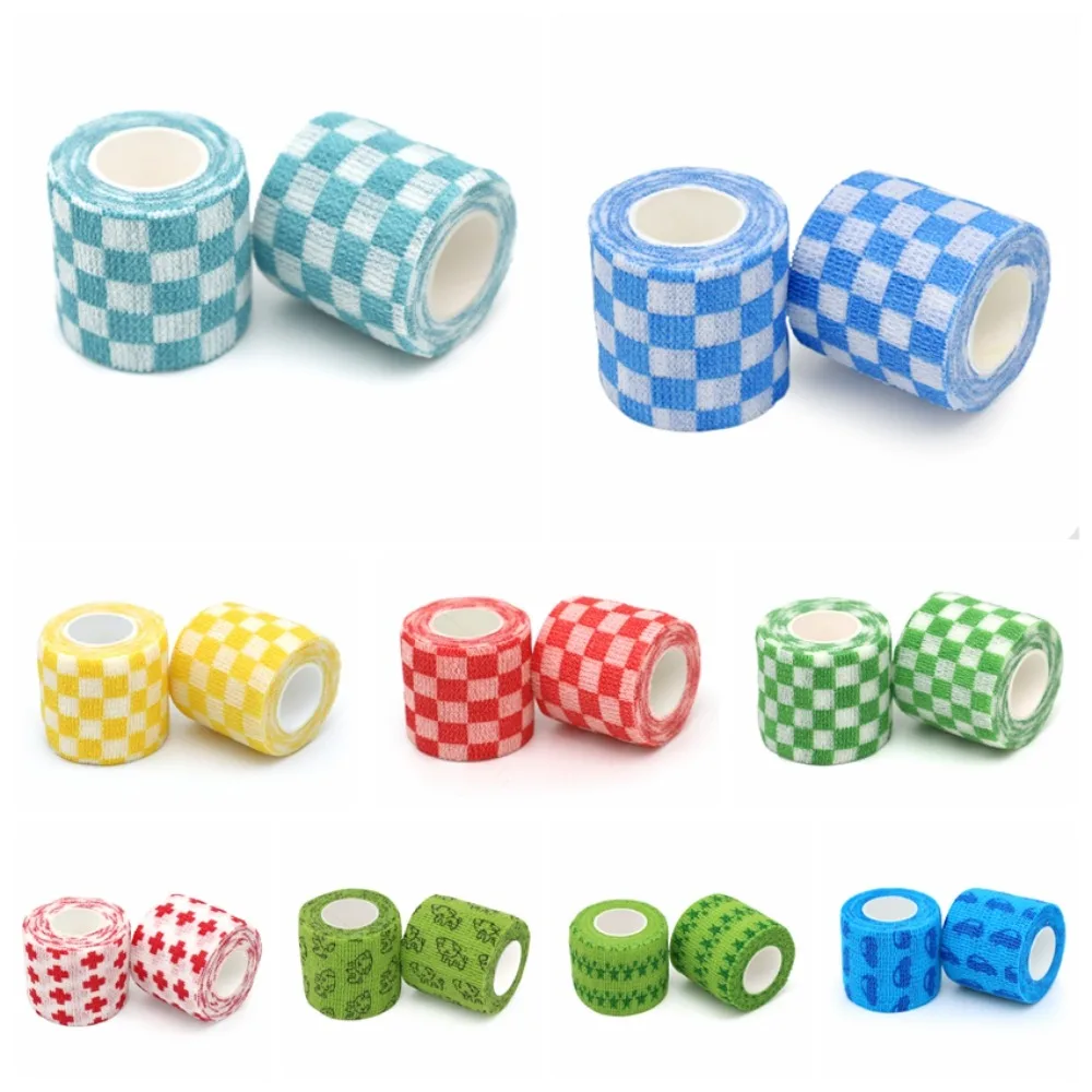 

Non-woven Animal Pattern Bandage Breathable Elastoplast Finger Bandage Self-adhesive 5cm Colorful Breathable Elastic Bandages