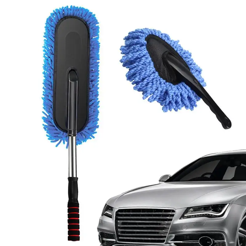 

Multipurpose Scratch Free Car Cleaning Set Retractable Car Duster Home Dusting Tool Mop for Cars Motorcycles Trucks and Caravans