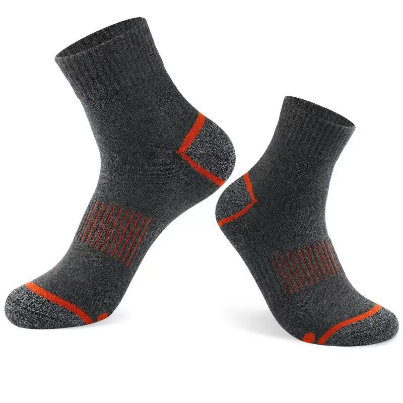 Mens Socks 6 Pairs/Lot Men Sport Socks Sweat Absorption Outdoor Socks Deodorizing Warm Gym Mid Tube Gym Trianing For Men