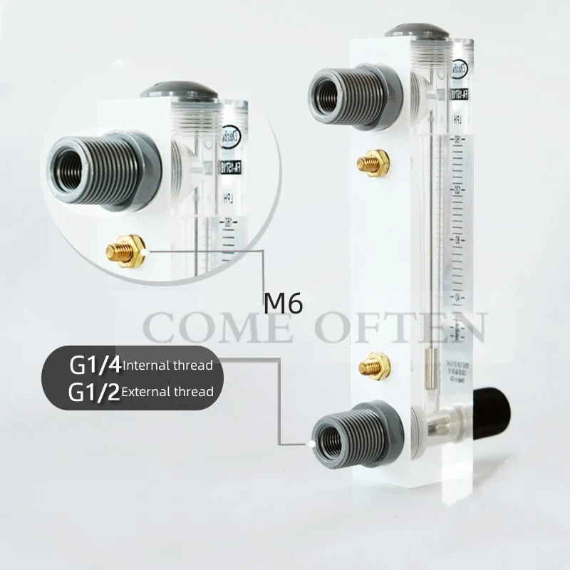 Plexiglass Surface Plate Nitrogen Oxygen Water Liquid Float Flowmeter With Regulator FA-15T Sigal Scale LPM LPH flow meter water flow meter turbine flow meter digital turbine flow meter