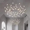 Living room pendant light modern minimalist creative light luxury starry sky firefly clothing store front desk dining room light 1