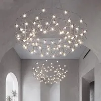Living room pendant light modern minimalist creative light luxury starry sky firefly clothing store front desk dining room light 1