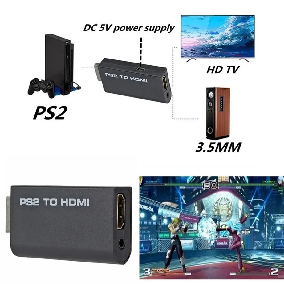 PS2 HDMI ȣȯ    , PS2 ÷  , 3.5mm  , 480i, 480p, 576i
