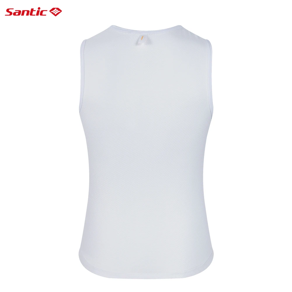 Santic Cycling Vest Lightweight Cycling Quick Drying Vest Breathable Bike Short Sleeved Sports Running Base Shirt