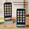 New Children's Educational Toys Mobile Phone Simulation Music Touch Screen Phone Baby English Early Childhood Toys Voice Toys 1