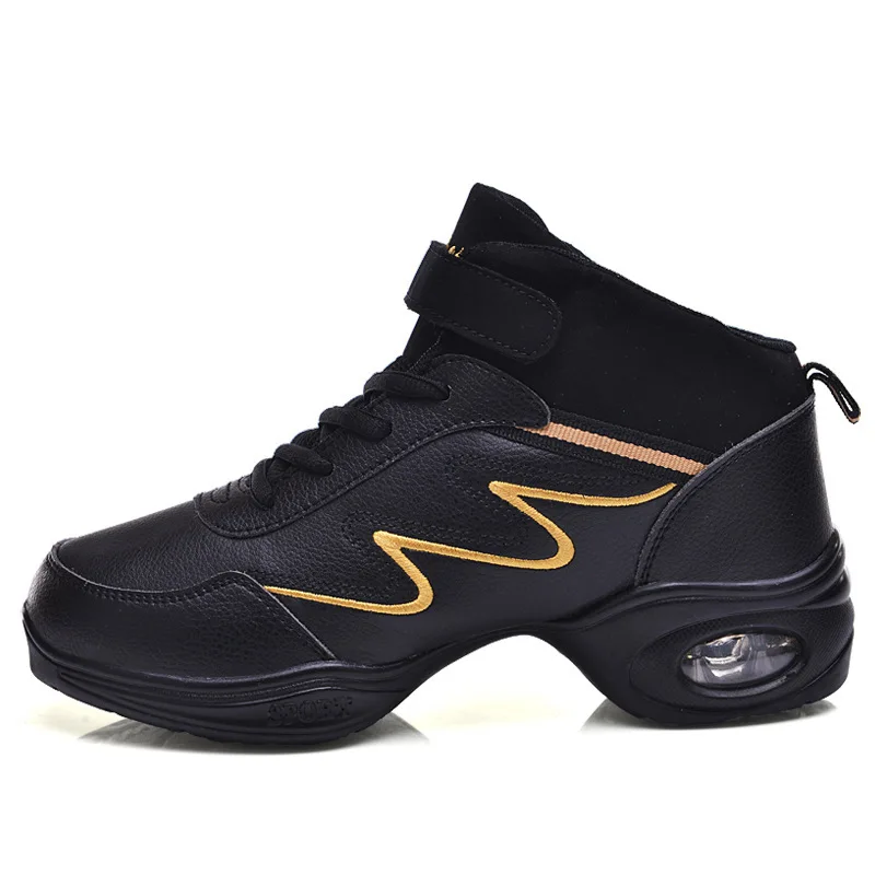 Zapatos de baile de Jazz de PU para mujer, suela suave, cojín de