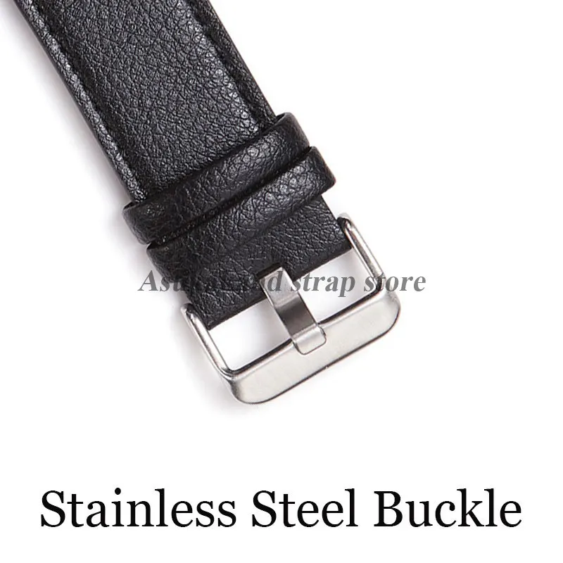Premium Leather Strap 22mm Band - Elegant Replacement Bracelet