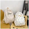Personalized Floral Backpack For Sweet Girls, Lightweight High School Students, Embroidered Names For Backpacks For Girls 1