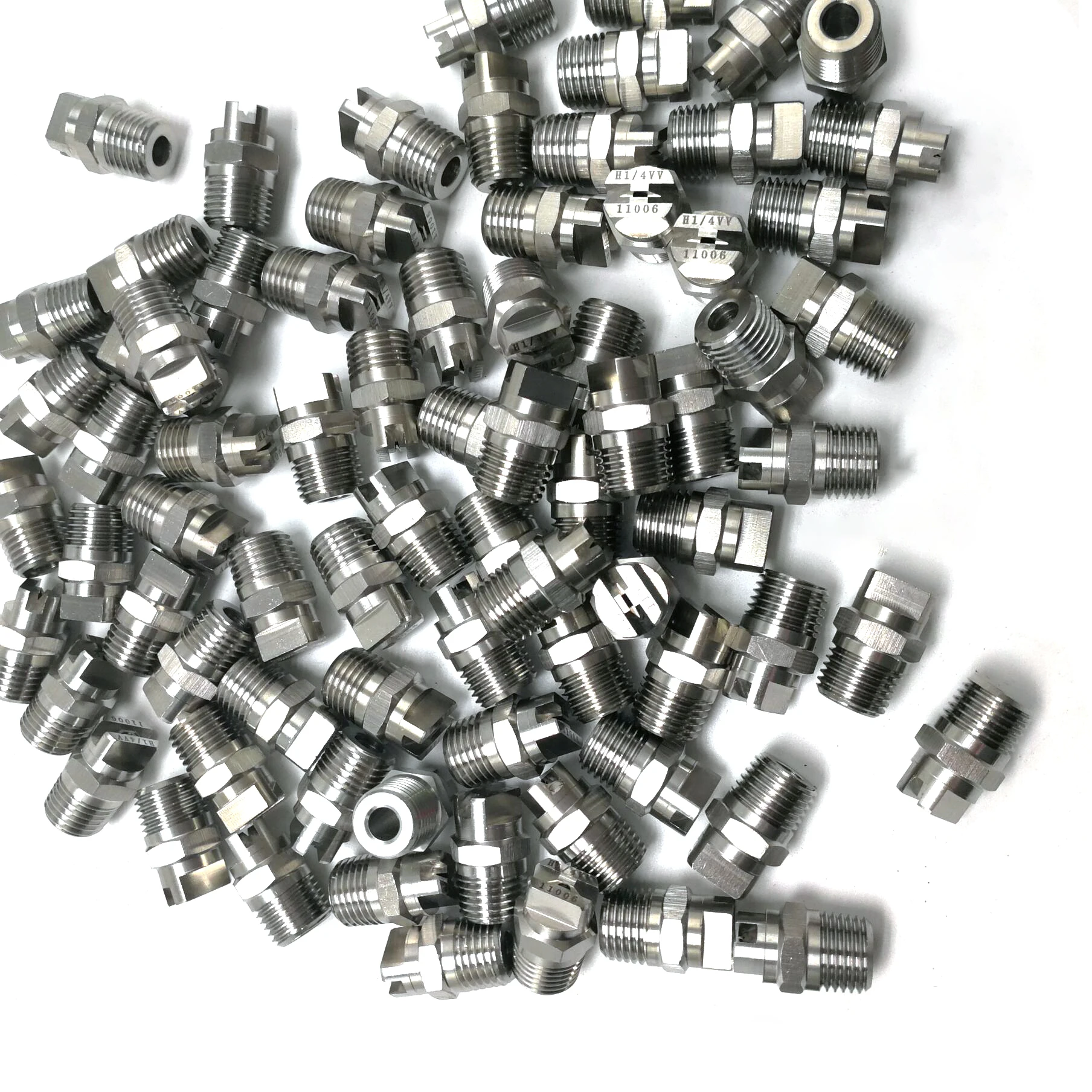 1/4 Inch High Pressure Washer Spray Fan Nozzle Tip Ve Jet 40/50/65/ 80/110 Degree Stainless Steel-Easy to Install