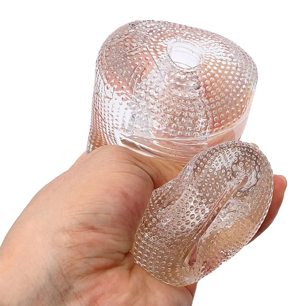 Penis Sleeve Cock Training Sex Shop Soft TPE Male Masturbator Cup Sex Toy for Men Delay Exercise Glans Trainer