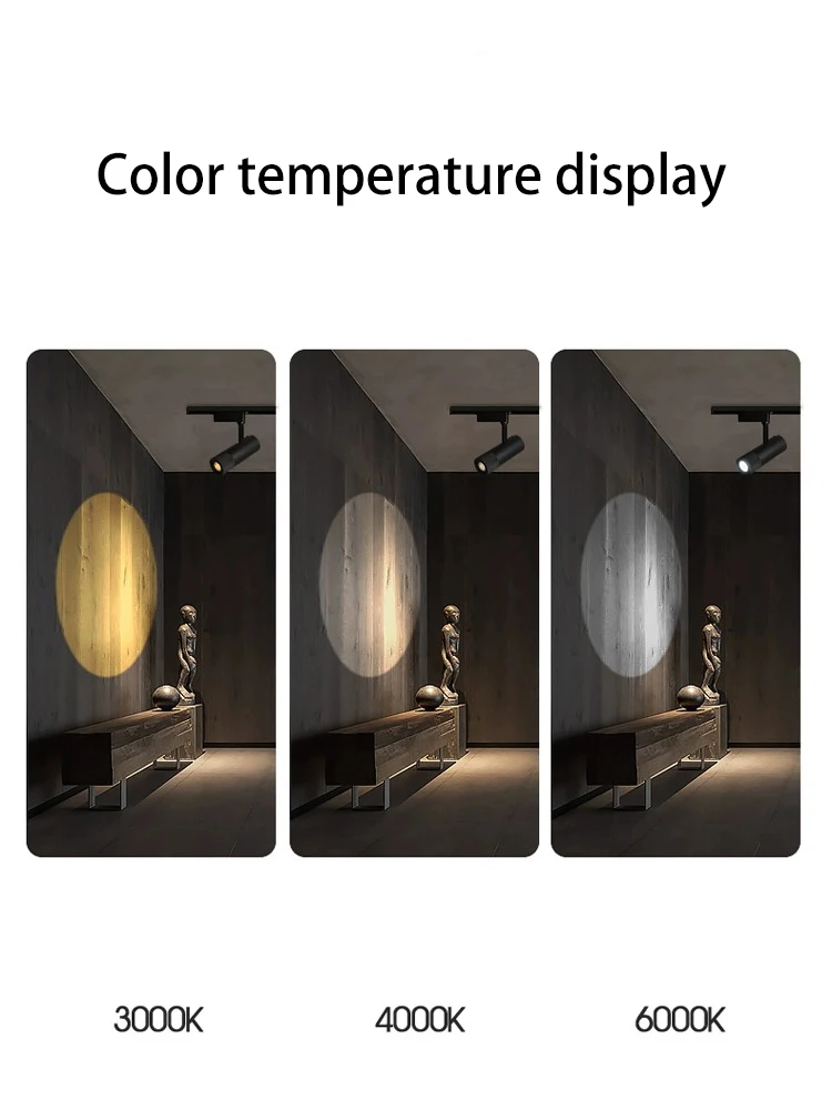 Beam Light Focusing Spot Surface Mounted Track Spotlight Restaurant Bar Lighting Small Stage Commercial LED Atmosphere Foco 5