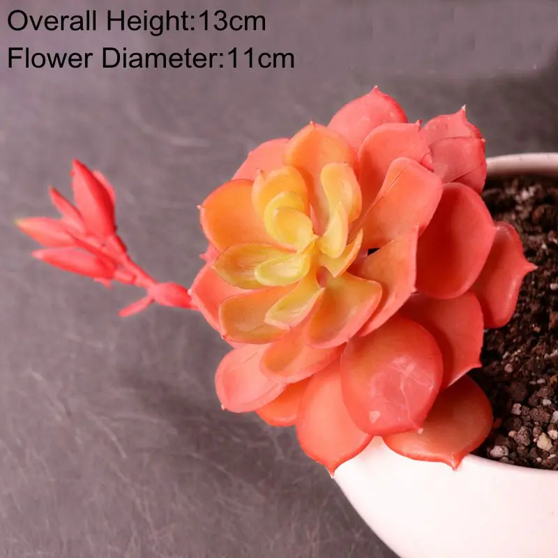Artificial Succulent Plants for Home and Office Decor - Mini Bonsai Enhancements