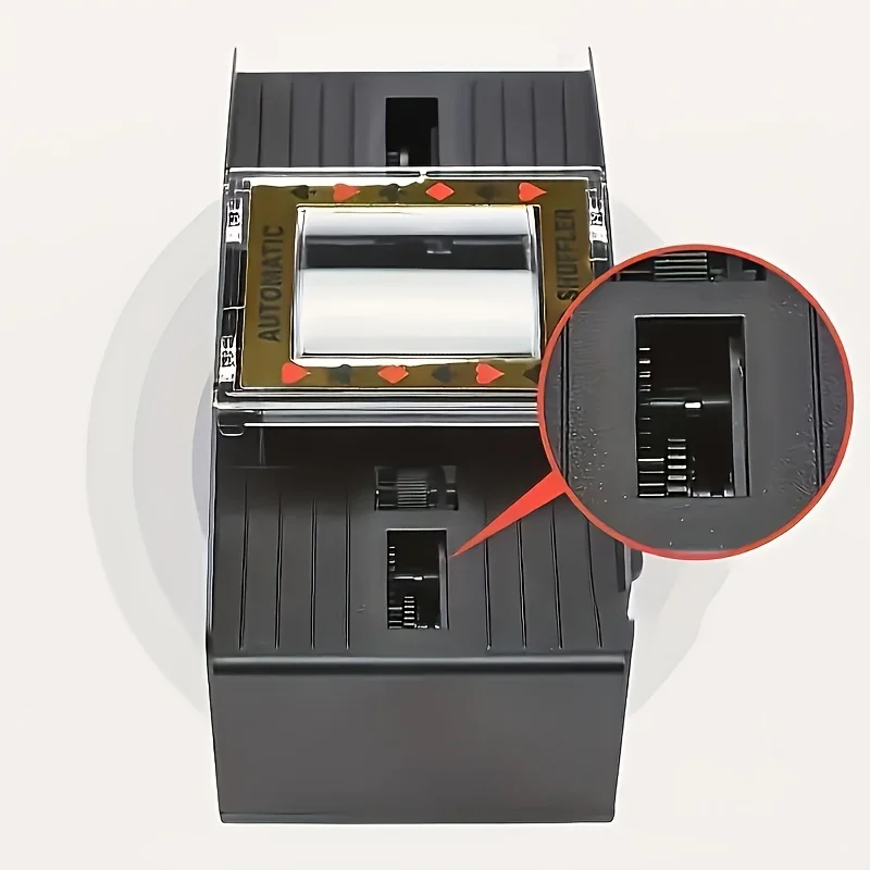 Automatic Card Shuffler For 1-2 Decks Electric Poker Shuffler Battery Powered Portable For Home & Parties