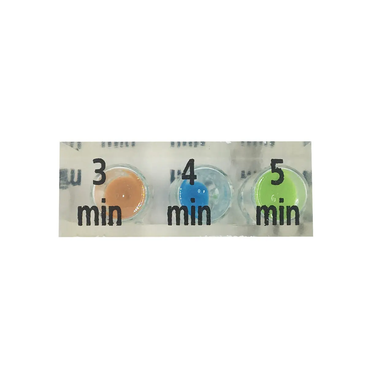 3개 세트 모래시계, 노랑 파랑 초록 화려한 색상의 모래시계 세트, 주방 게임, 운동, 치아 양치, 집중력 향상용