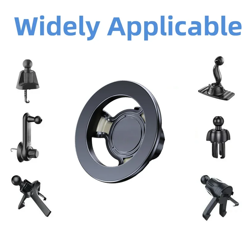 Universal Anti-Vibration Phone Holder with 17mm Ball Head Base for Car Mount Extension Rod