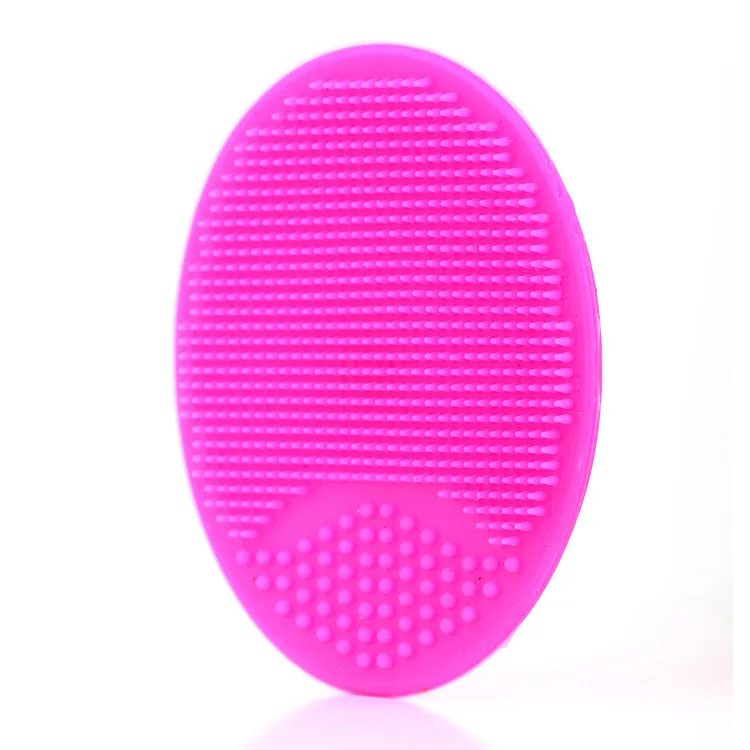 Round Face Silicone Brush Children's Shampoo Brush Clean Soft Hair and Remove Blackheads Deep Cleaning Facial Tools
