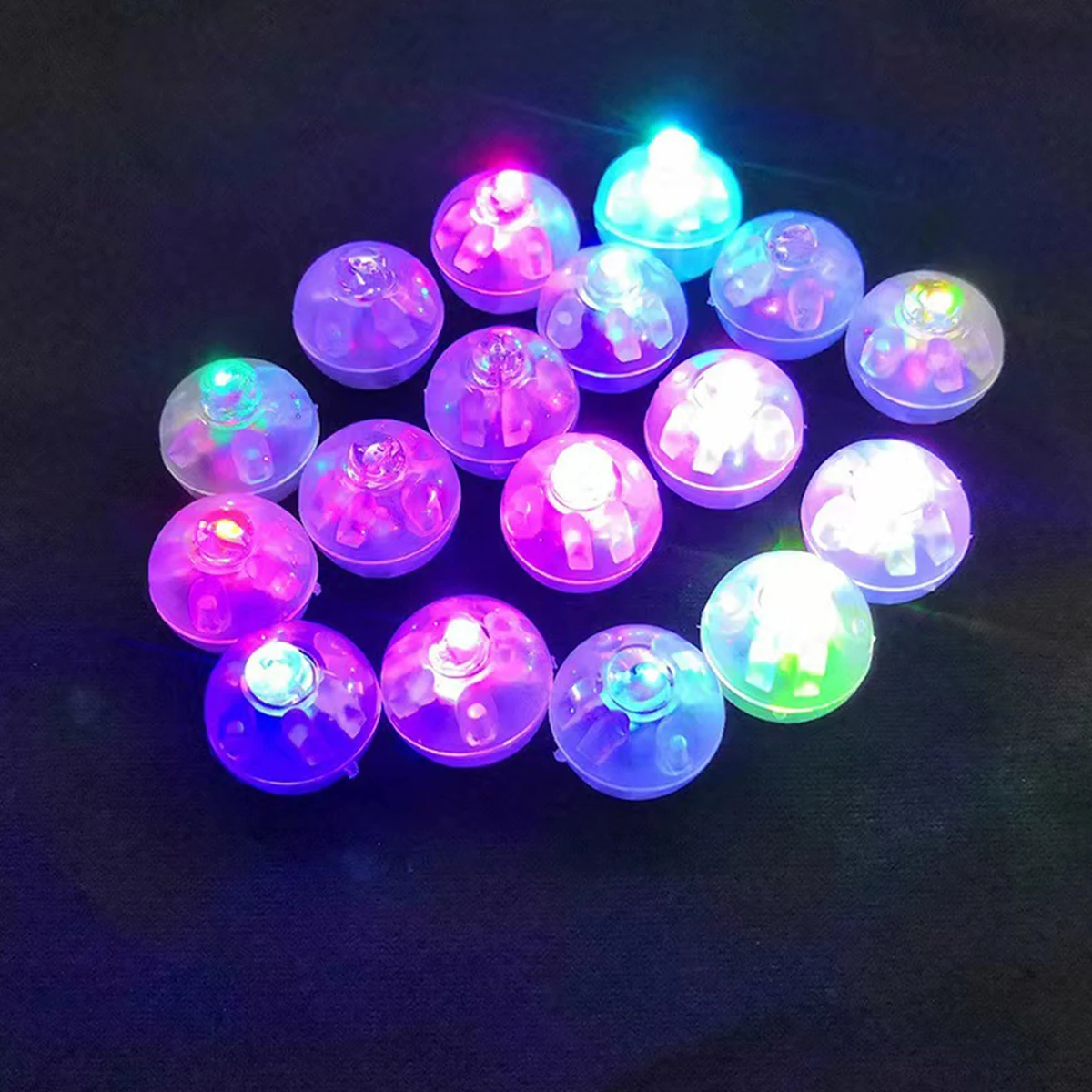 50Pcs Tumbler Round Ball Light Led Balloon Light Decorativo Rotondo Luminoso Ball Lamp Colorful Flash Party Light