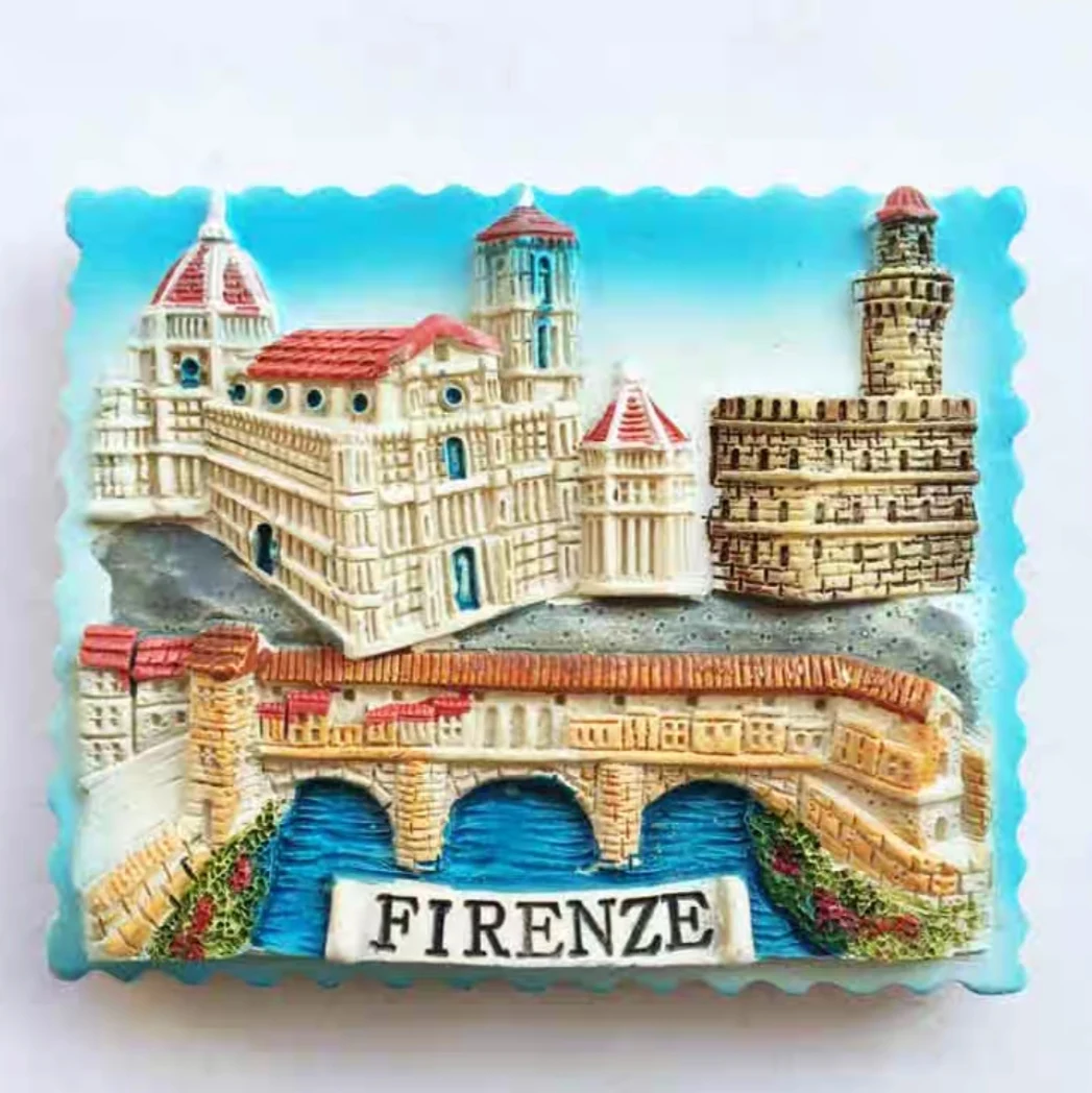 3D koelkastmagneet Sicilië toerisme souvenir, kantoor, huis