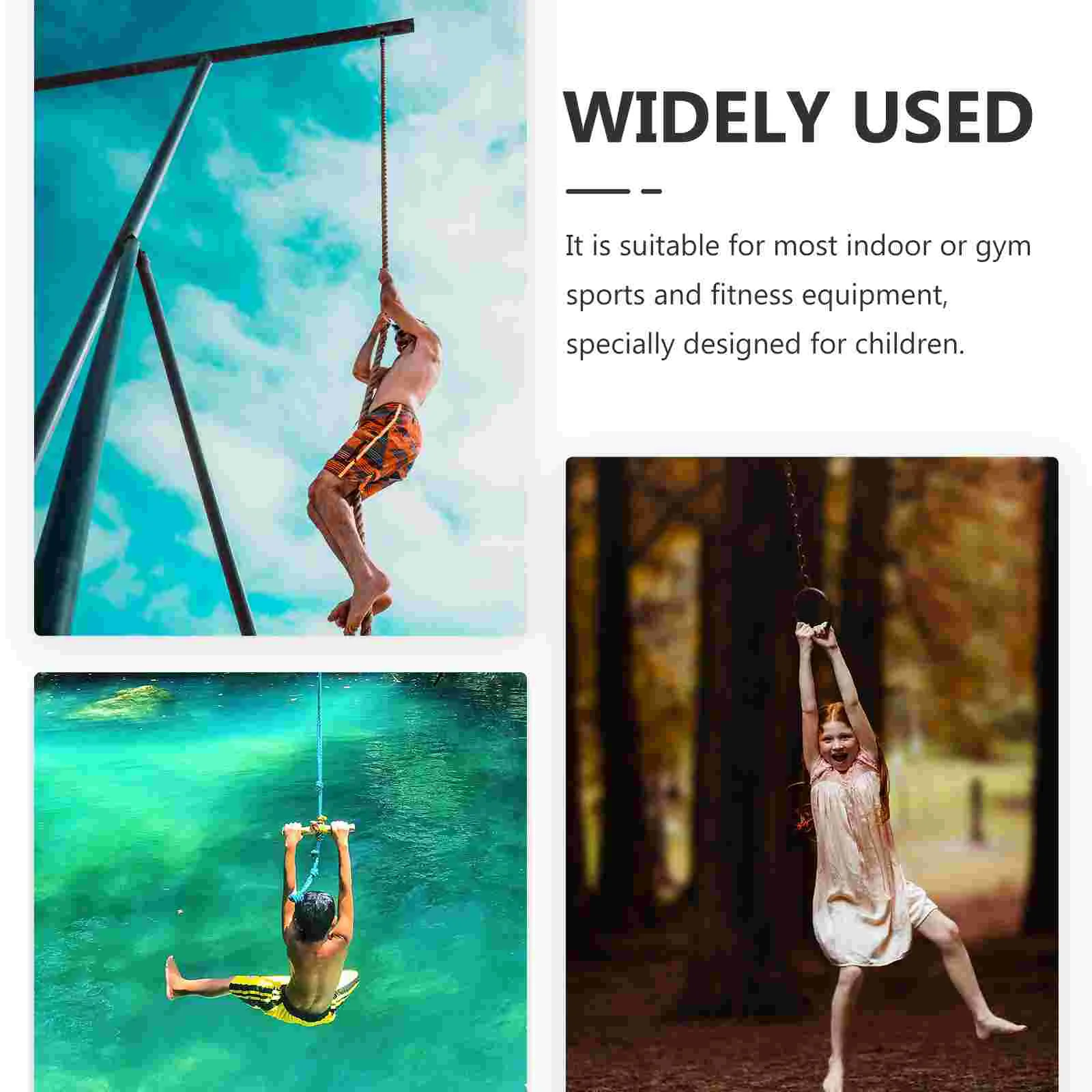 Ninja Wheel Swing Children Hanging Kid Marjihah Indoor Handle Practical Fitness Balance Kids 3
