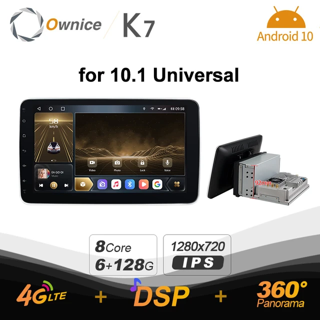 4G+64G Android 10.0 DSP Rotatable 1 din car radio audio car stereo  universal 2 din android car audio Video DVD player 4G Wifi - AliExpress