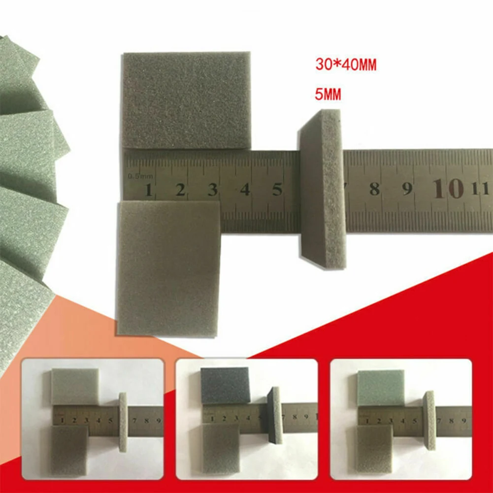 10/20 PCS Sponge Sandpapers Wet Dry Polishing Grinding Fiberglass Molding Waterproof Abrasive Tools Sanding Block Abrasive Tools