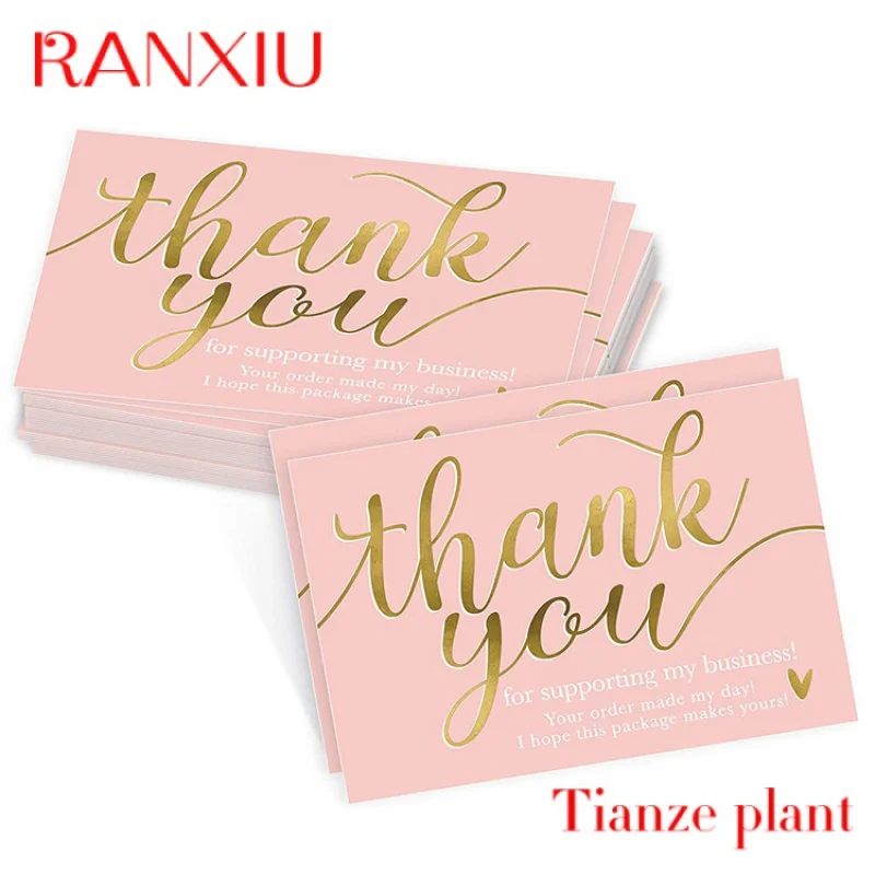 Custom Luxury Personalized Create Wedding Invitation Paper Card Business thank you Cards