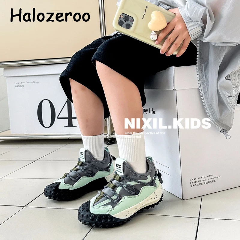 

Spring Kids Sport Sneakers Baby Girls Slip On Green Shoes Children Brand Chunky Sneakers Boys Fashion Casual Sneakers Trainers