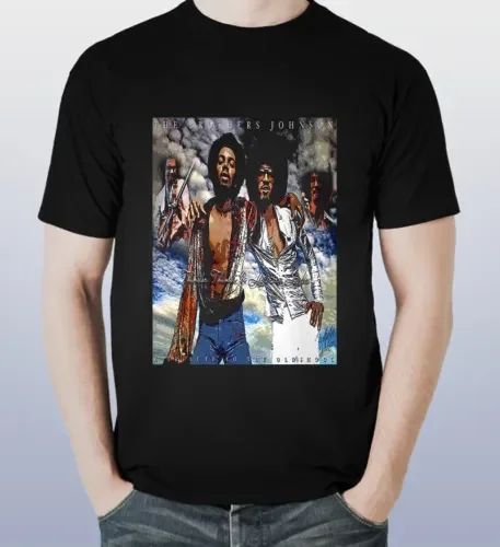 The Brothers Johnson Maglietta Nera A Maniche Corte A Maniche Lunghe O Corte