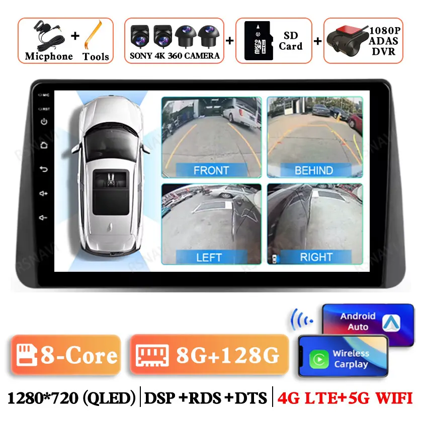 8G-128G 360 DVR