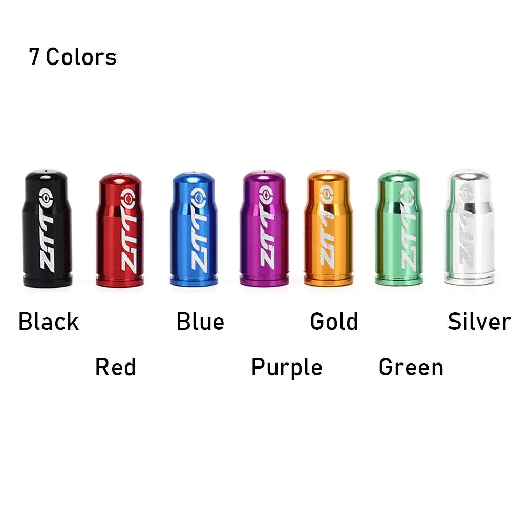 Valve cap 4pcs 7 colors road MTB bike wheel tire covered protector French tyre dustproof bike bicycle valve cap dust cover