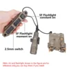 Tactical SF 2.5 3.5 Plug Pressure Switch Dual Function Button Remote Control For MLOK KEYMOD 20mm Surefire M300 M600 PEQ15 M952 6