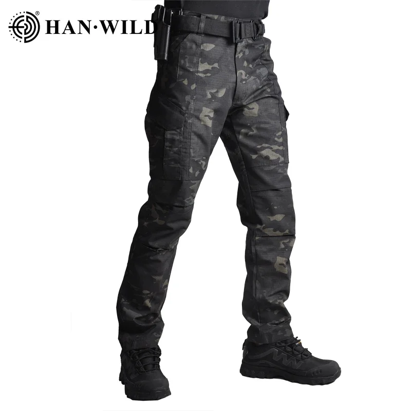 Pants-Black Camo