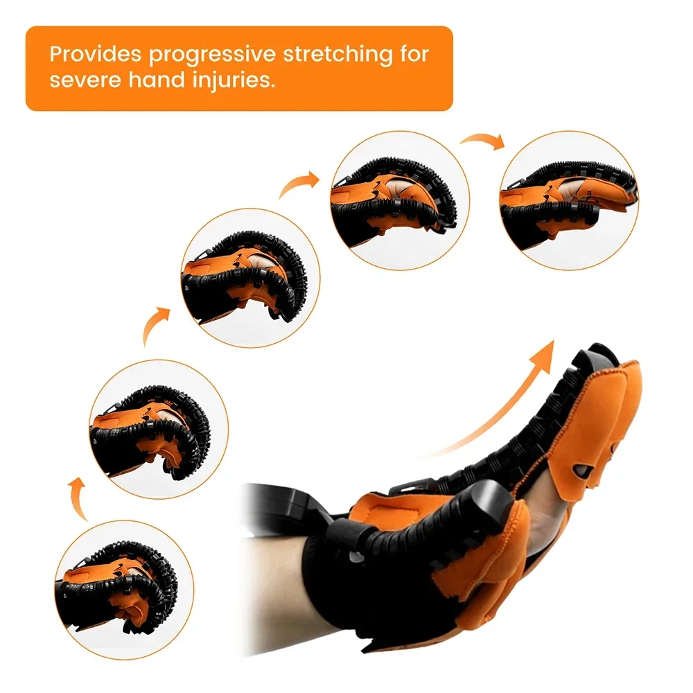 Stroke Recovery Physicaltherapy Hemiplegia Rehabilitation Training Robot Gloves Finger Strengthener Cerebral Infarction Training