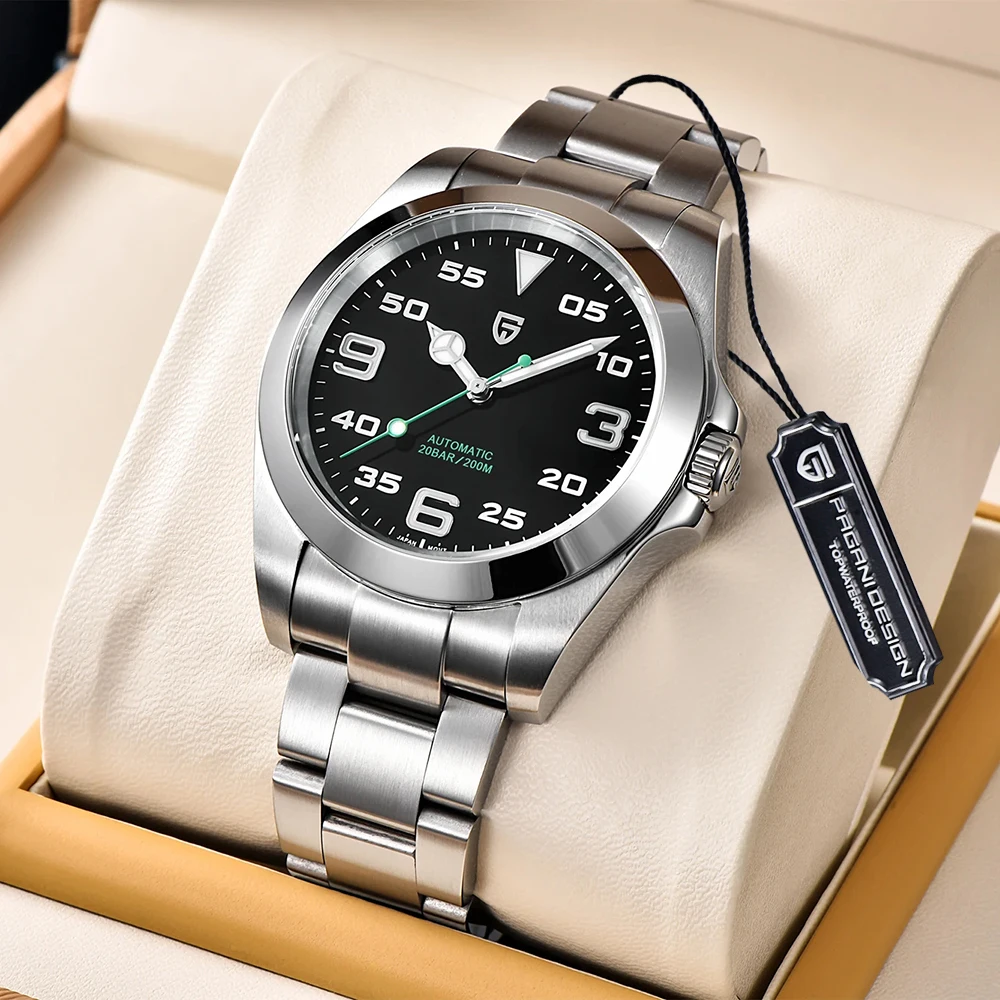 Mechanical Watch PAGANI DESIGN PD-1692 Men Mechanical Wristwatches Luxury Sapphire Glass AR Coated Automatic 20bar Waterproof Watch